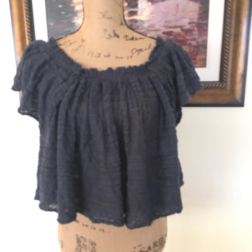 Free People Cropped Blouse - Picture 4 of 5